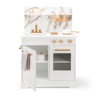 Kitchenette - white with marble print
